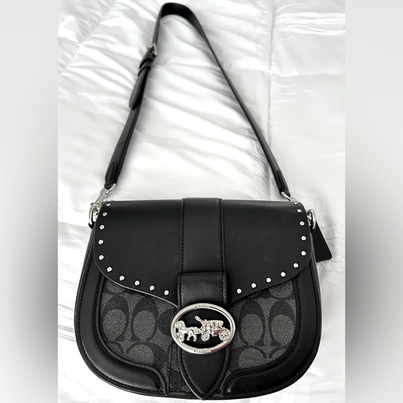 COACH Georgie Saddle Bag - Picture 6 of 6